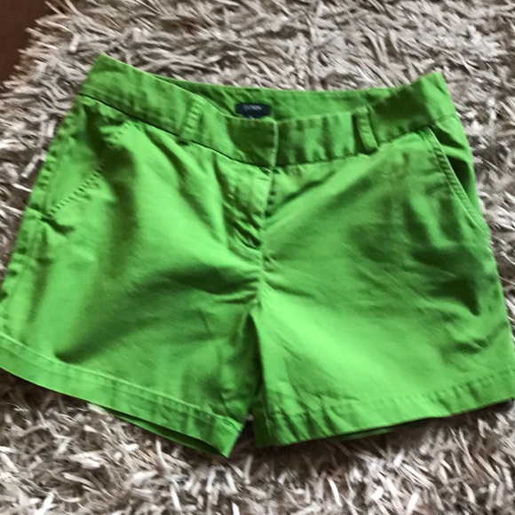 J. Crew Pants - J Crew green cotton shorts Sz 8